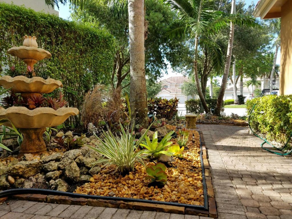 Before and After Landscaping in Coral Springs